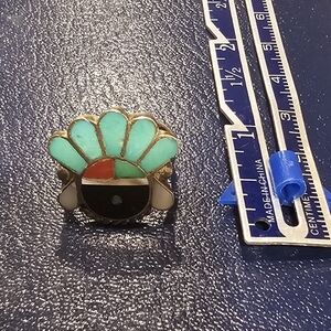 Native American Sun Ring Sz 6.5